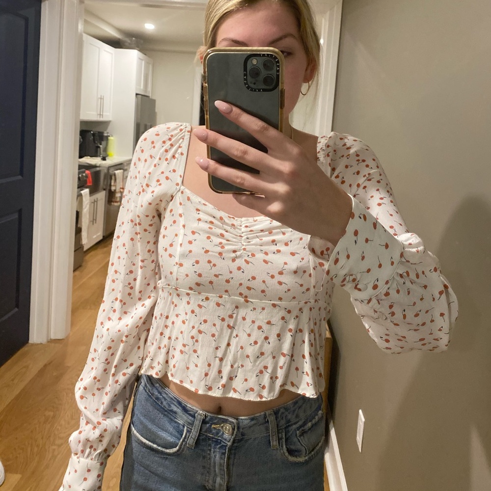 Free People Cherry Top